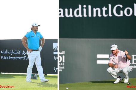 Ryder Cup pair McDowell, Dubuisson fight for Saudi title; Green slips; Bhullar shoots 71