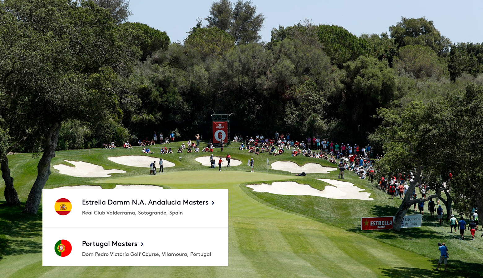 European Tour confirms events in Spain And Portugal -