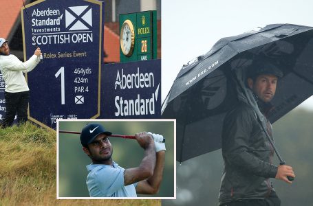 Terrible weather takes a toll on Sharma and others at Scottish Open