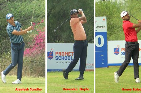 Ajeetesh, Harendra and Baisoya share first round lead at Delhi-NCR Open