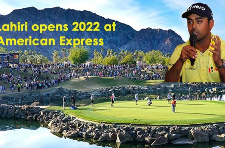 Refreshed and reset Lahiri starts 2022 at Amex in California