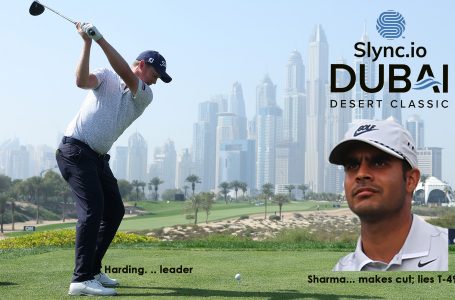 Closing birdie gives Sharma added confidence for weekend in Dubai; Harding leads