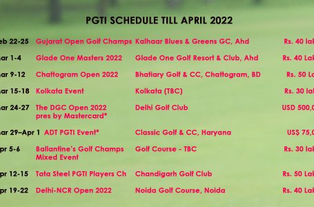 PGTI announces 9-week schedule including an Asian Tour and ADT event