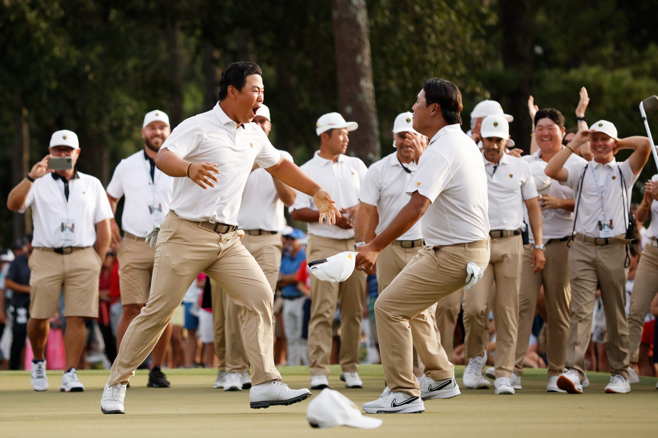 Korean boys just want to have fun at Zurich Classic at New Orleans    