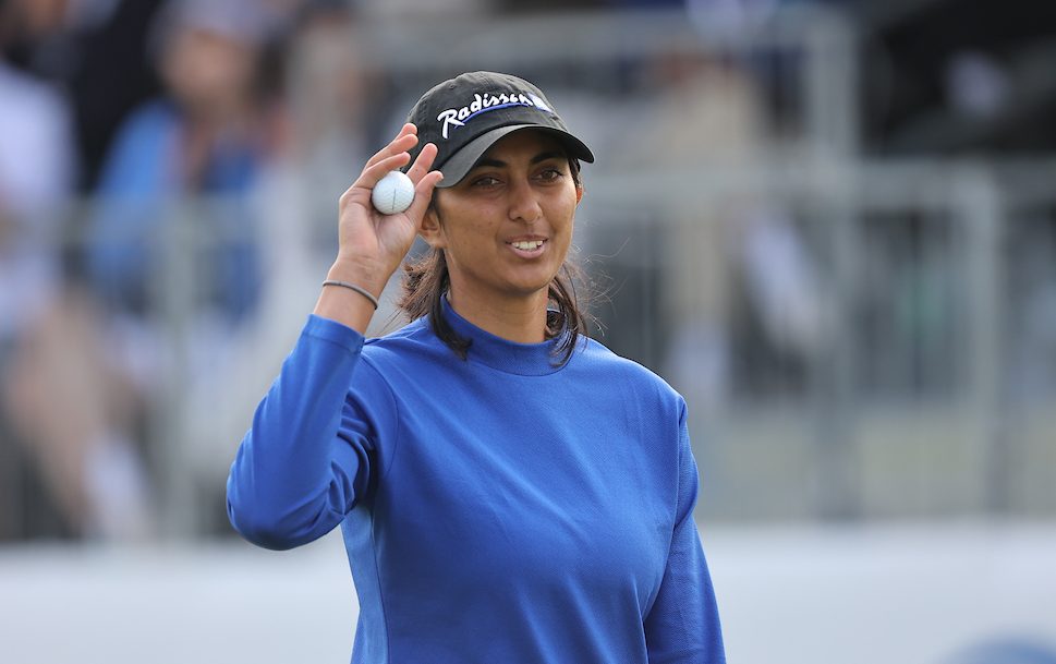 Lying third and one off the lead, Aditi eyes historic win on LPGA
