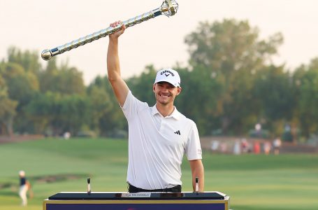Hojgaard vaults ahead of Hovland, Fleetwood and Wallace to win DP World Tour Championship; Rory takes R2D title